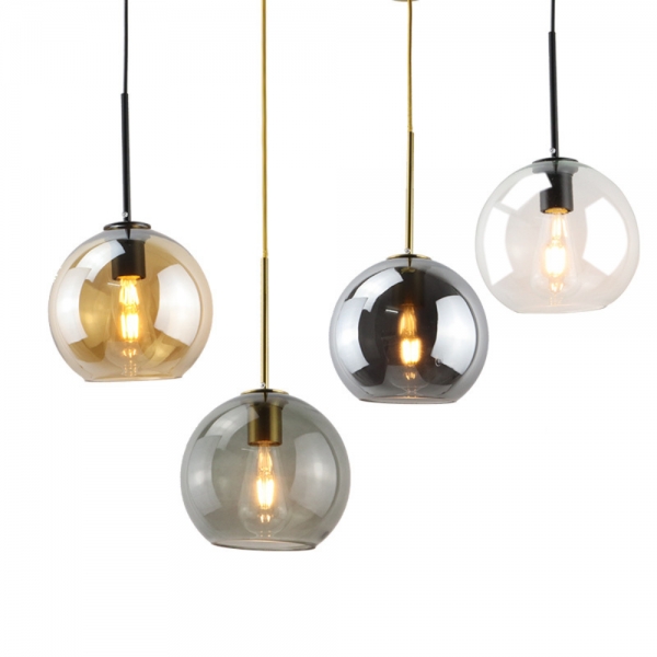 Solara Nordic Spherical Glass Pendant Light D943