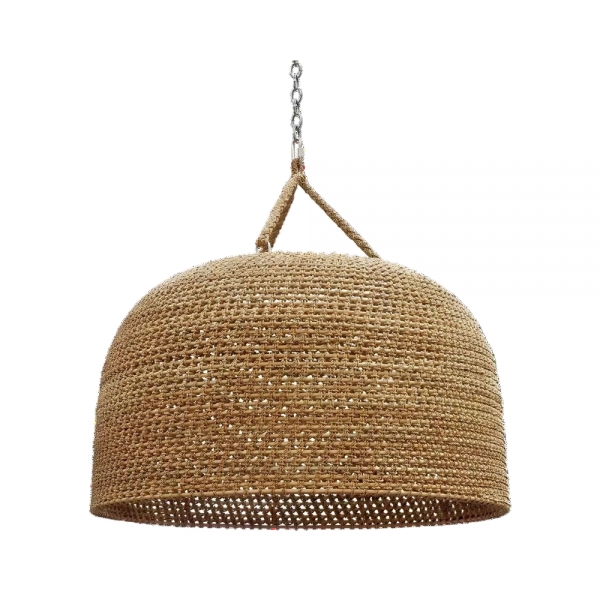 Natural Shadow Rattan Japandi Pendant Light D830
