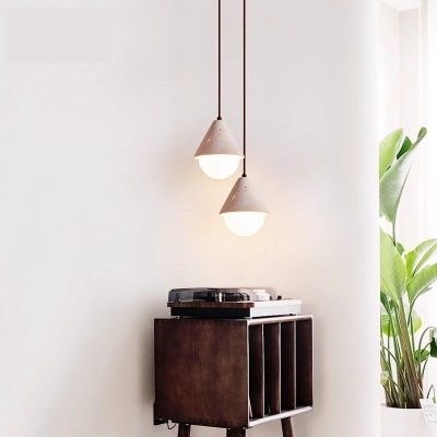 Yellow Travertine Cream Pendant Light D896 2