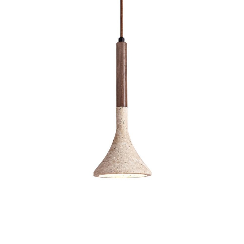 Aplomb Japandi Travertine Pendant...