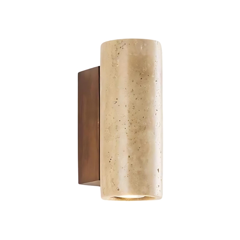 Wabi-Sabi Aura Travertine Wall Light...