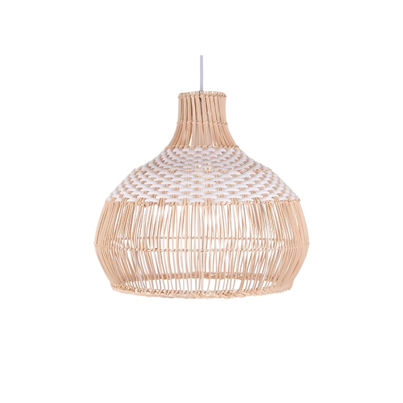 Breezy White Elegance Natural Rattan...