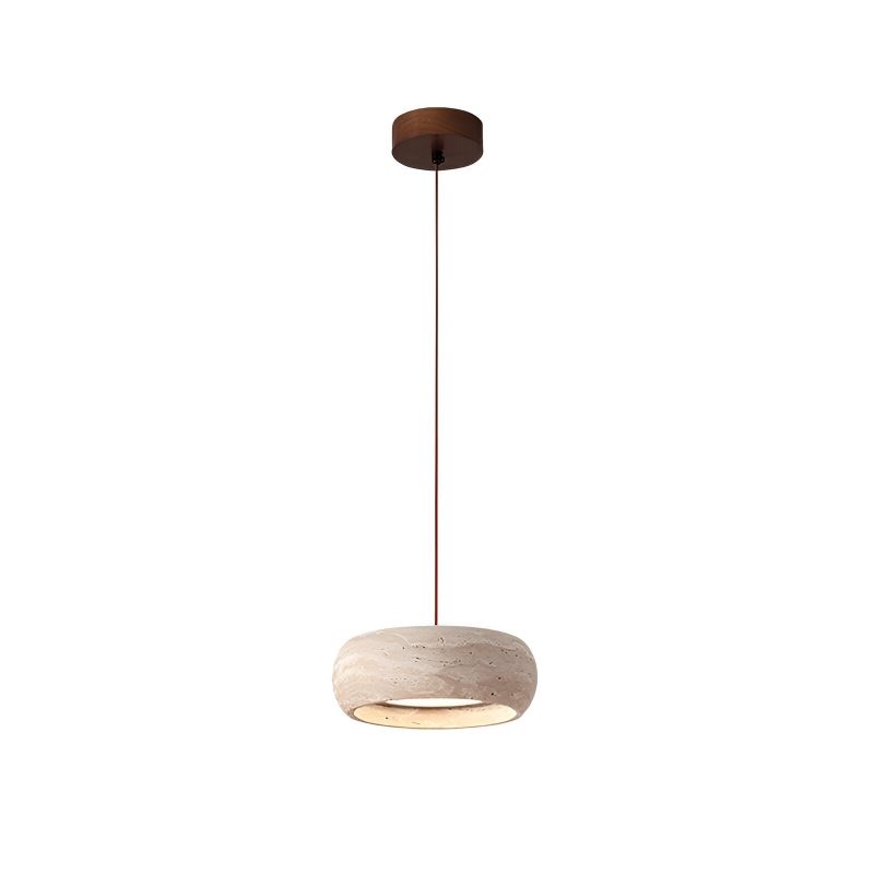 Lampa wisząca z trawertynu w stylu...