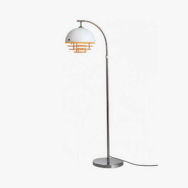 Afterglow Sunset Curved Floor Lamp -...