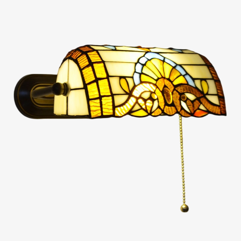 TF Tivanny Floral Stained Glass Wall...