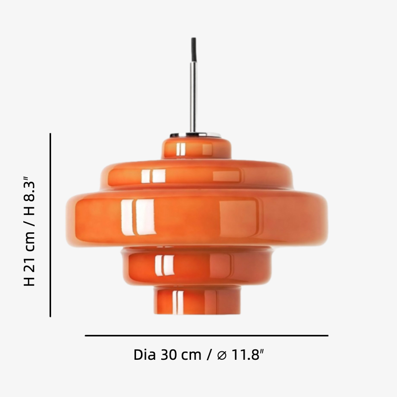 Modern Bauhaus Glass Minimalist Pendant Light | KIKI Lighting