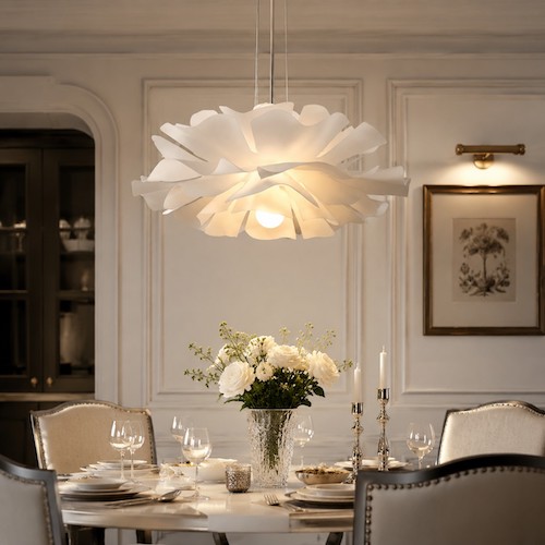 elegant-flower-acrylic-pendant-light-dining