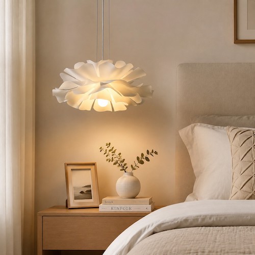 modern-bedroom-clean-acrylic-pendant-light