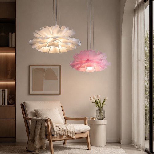mehrfarbiger Blumenanhänger für Leseecke