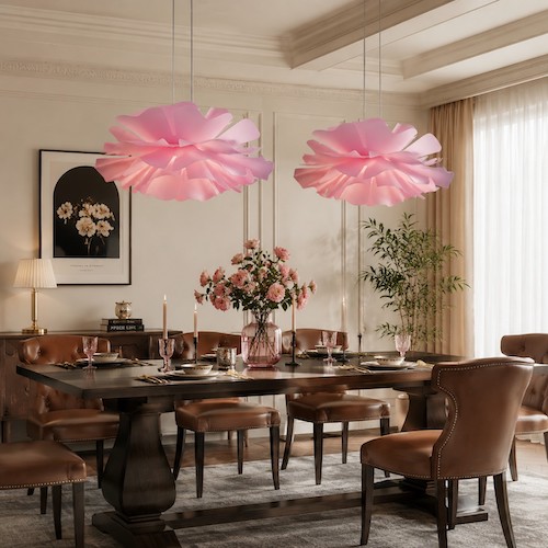 elegant-blomster-ljusinstallation