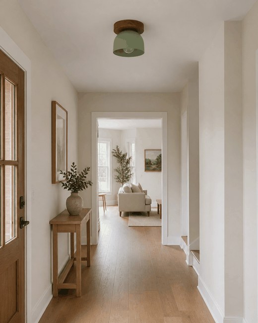 Hallway light off and on animation