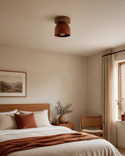 Bedroom red light off and on animation