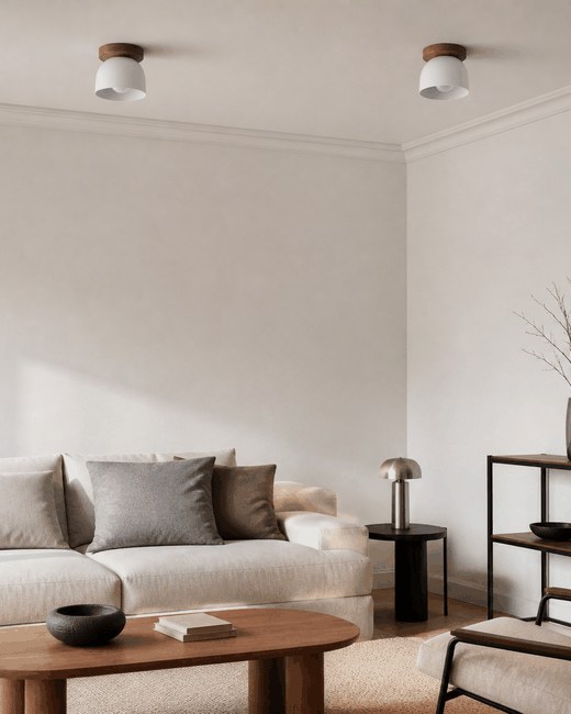 Living room white light off and on animation