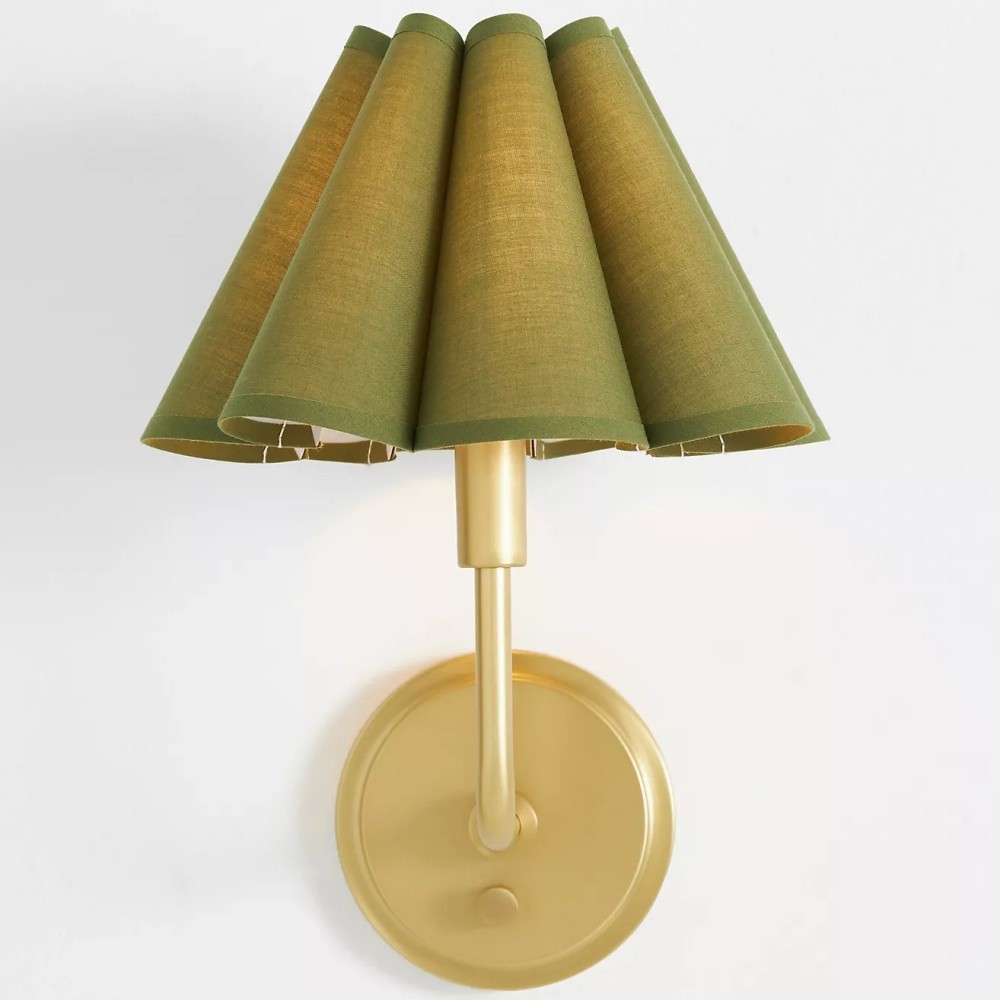 Capirise Scalloped Wall Sconce Light - Metal Bedroom & Hallway Lighting Fixture K1268