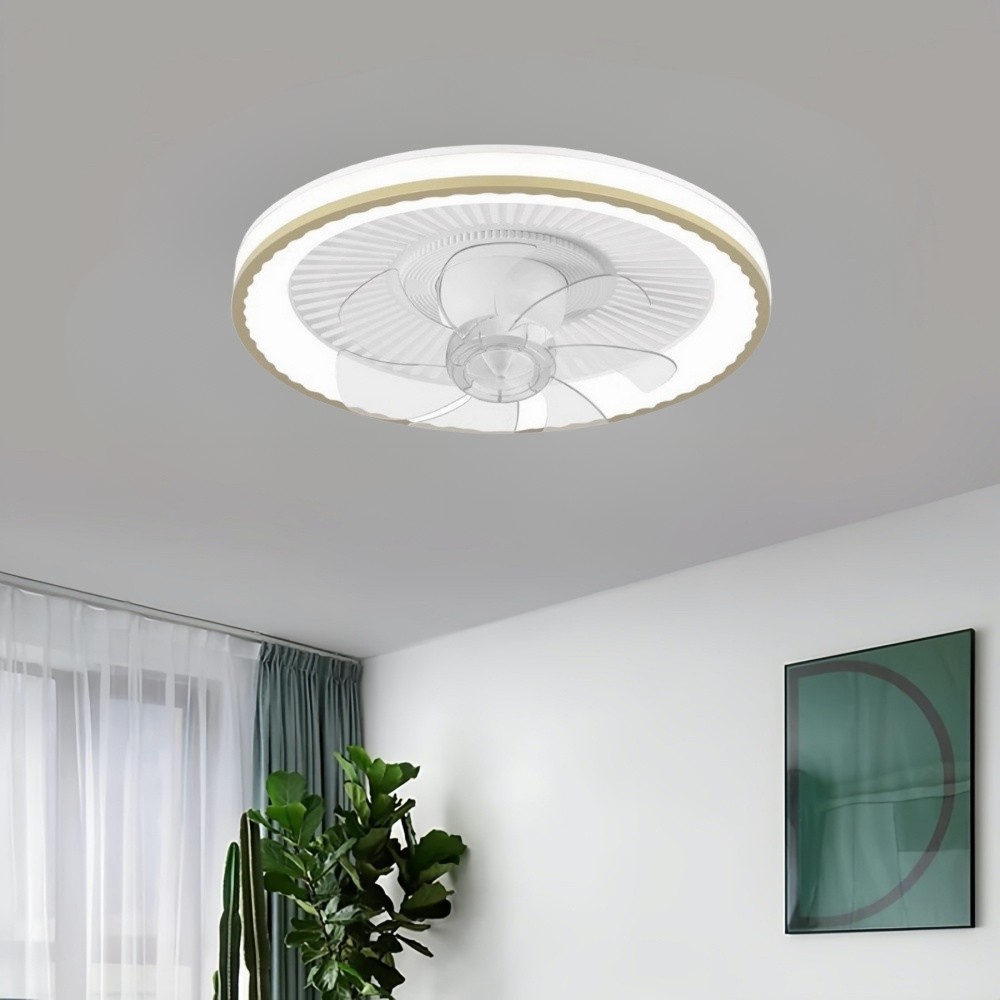 Modern Quiet Ceiling Fan With Light For Bedroom K1100
