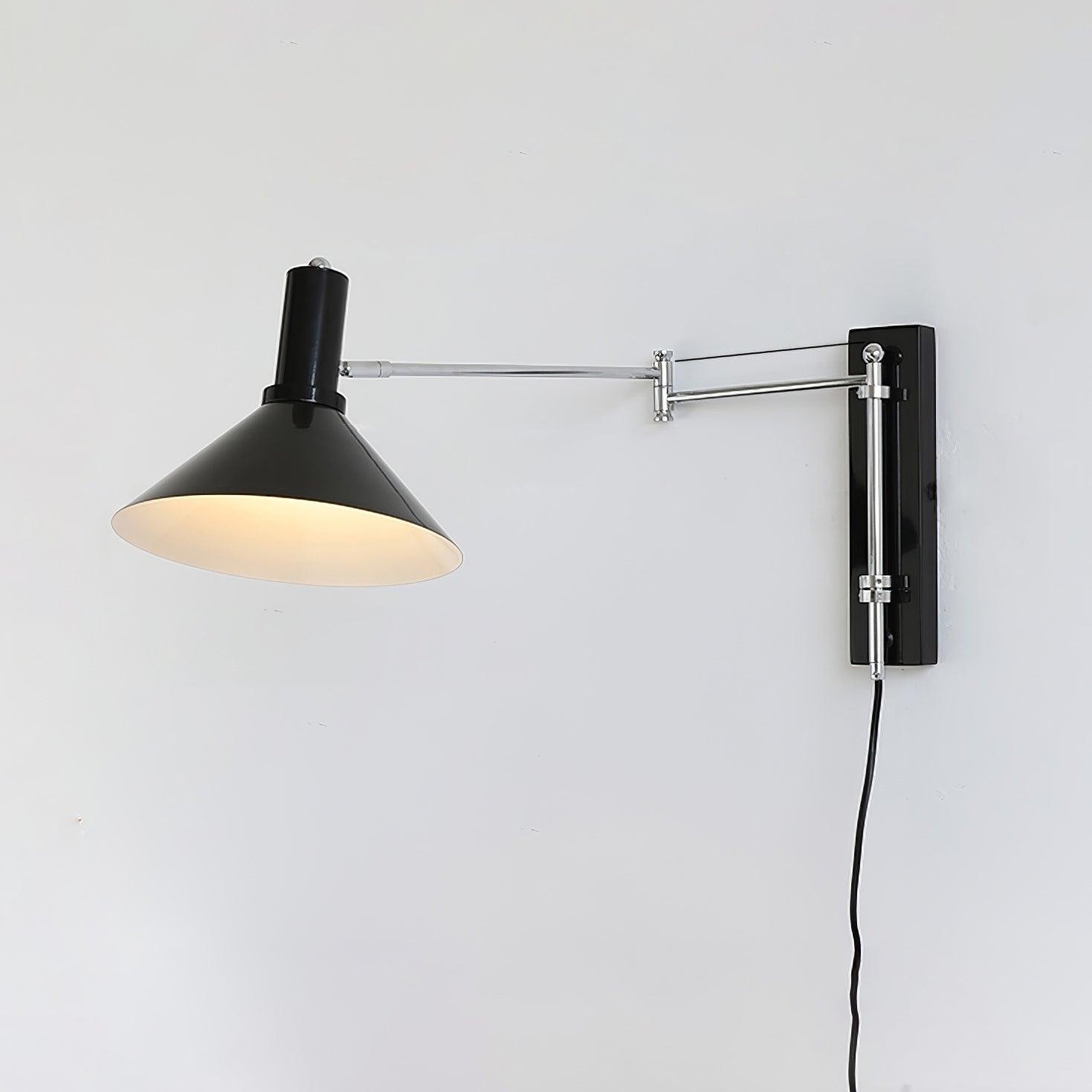 Classic Modern Swing Arm Adjustable Bedside Reading Wall Lamp K580