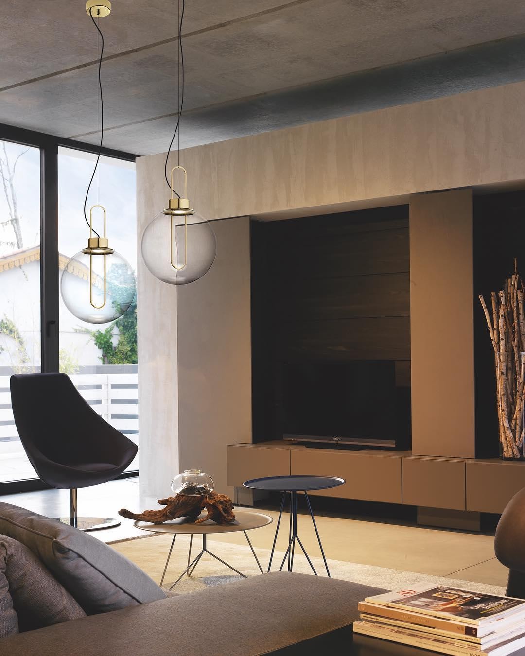 Clear Glass Orb Style Pendant Lamp K560