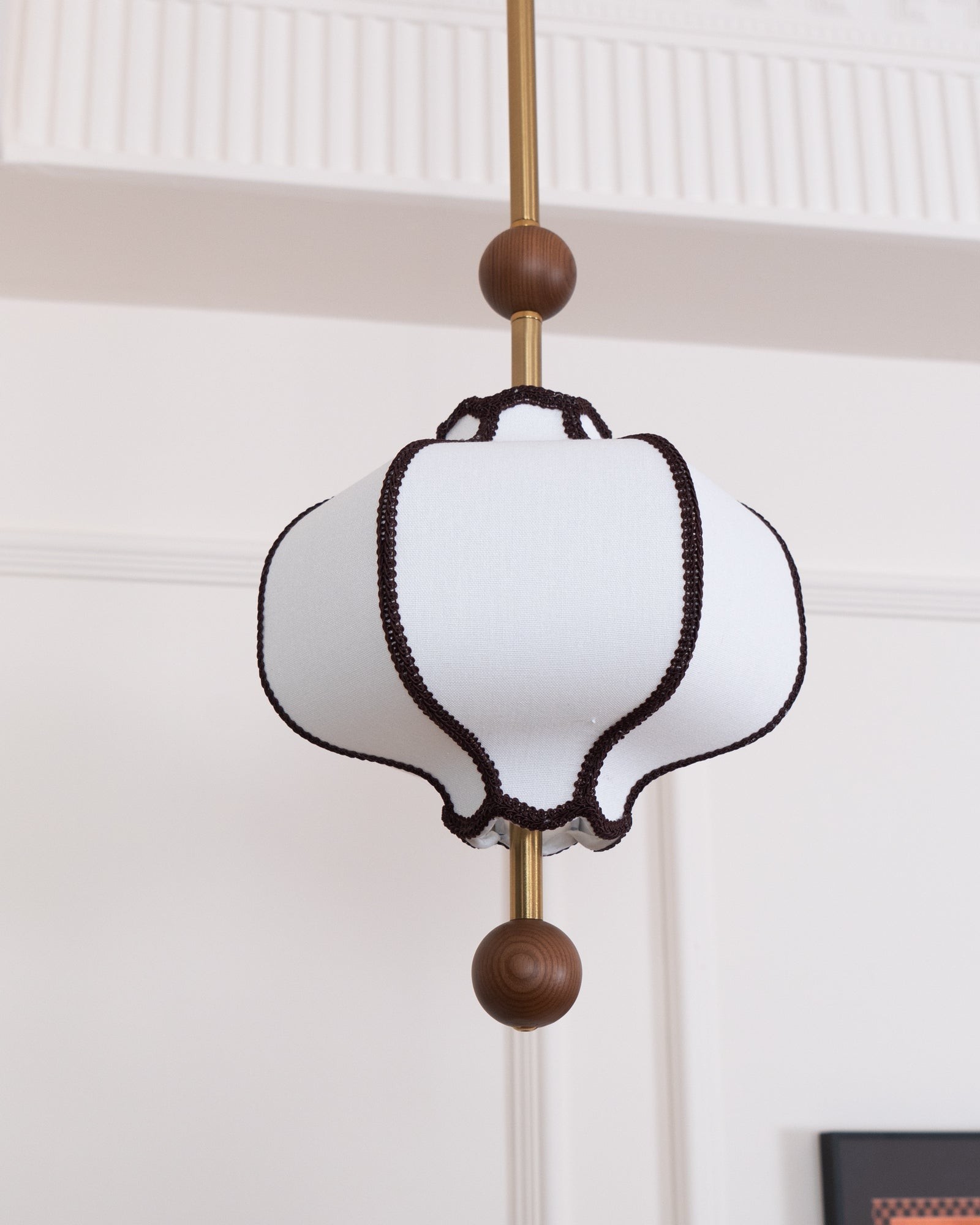 Vintage Textured Fabric Pendant Light K444
