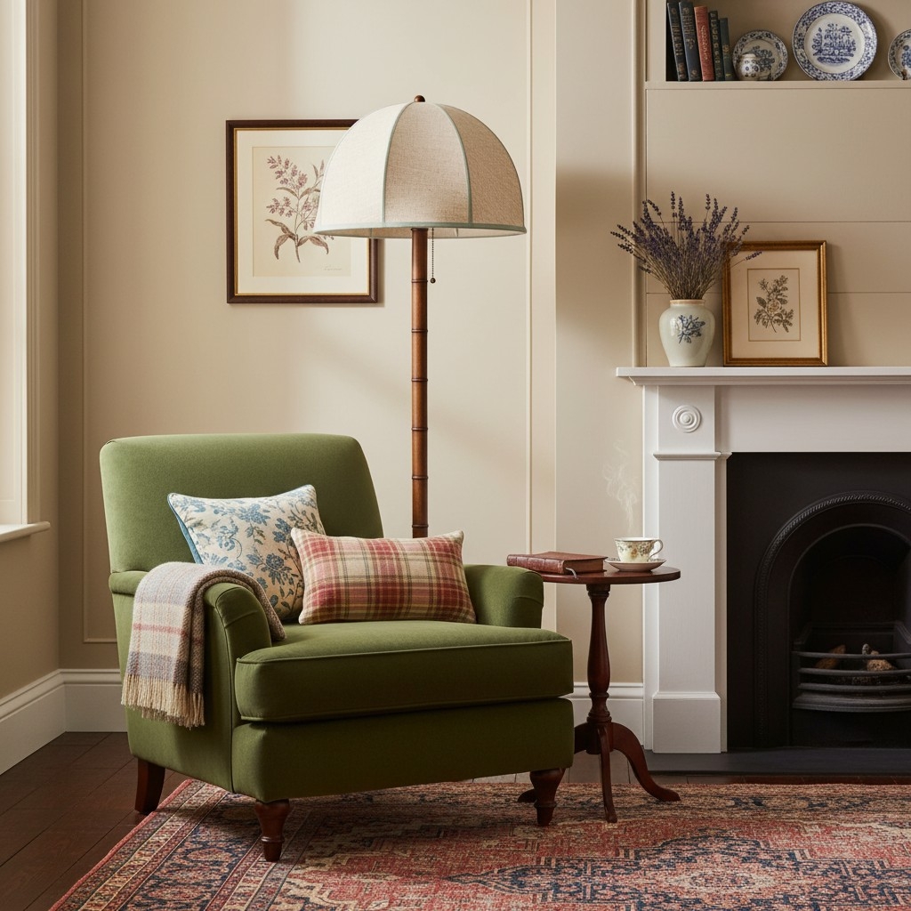 Elmora Sculptural Floor Lamp with Textured Base - Modern Standing Light for Living Room K2310