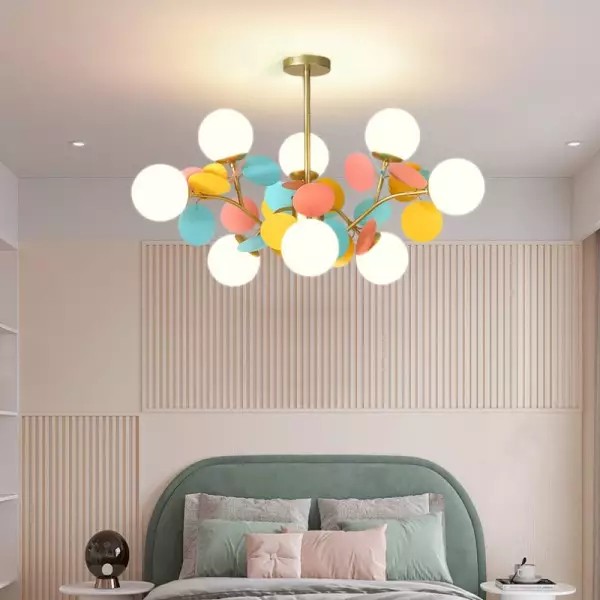 Flower Branch Magic Beans Chandelier