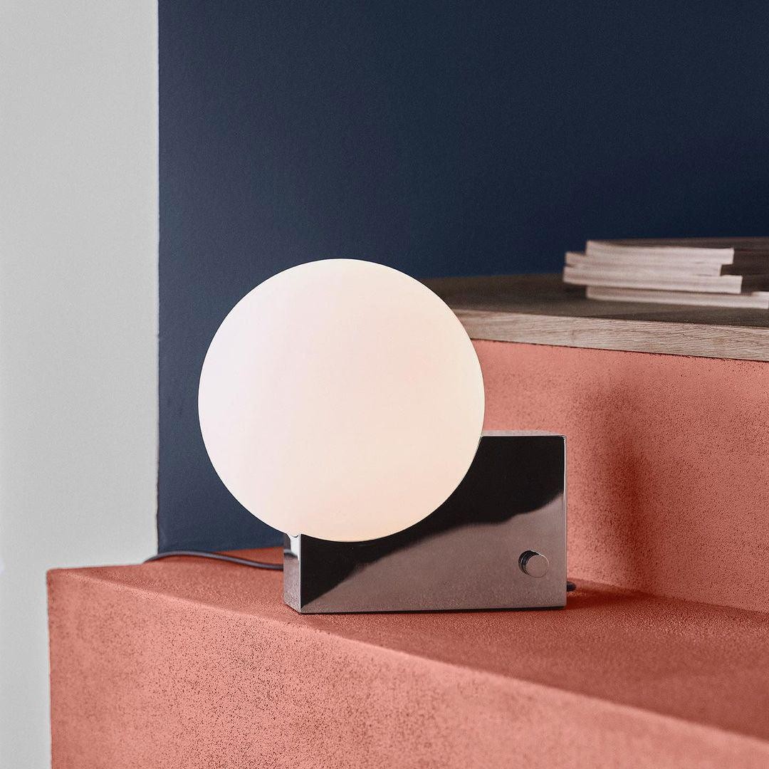 Geometric Lamp Base Glass Globe Table Lamp K399