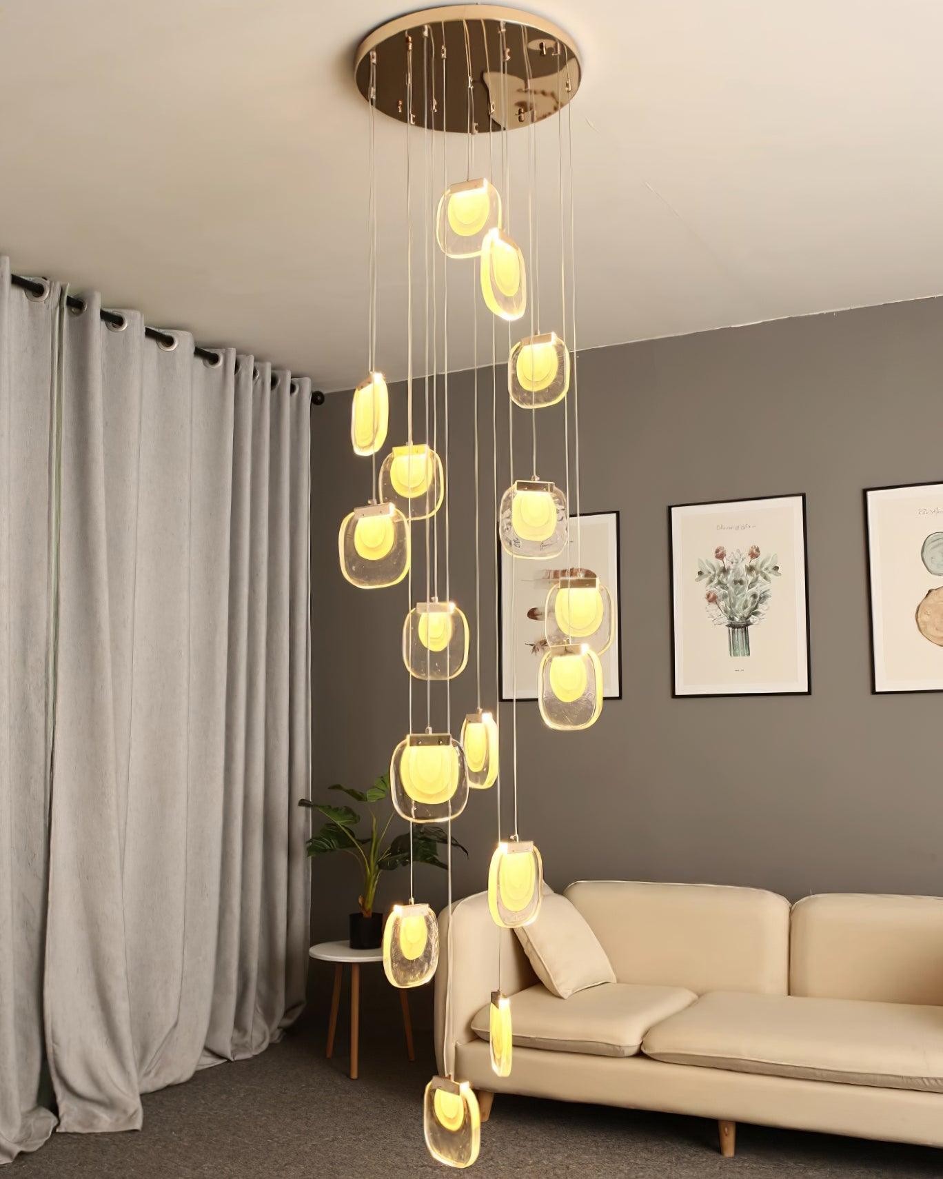 Glass Ripples Pendant Lamp K408