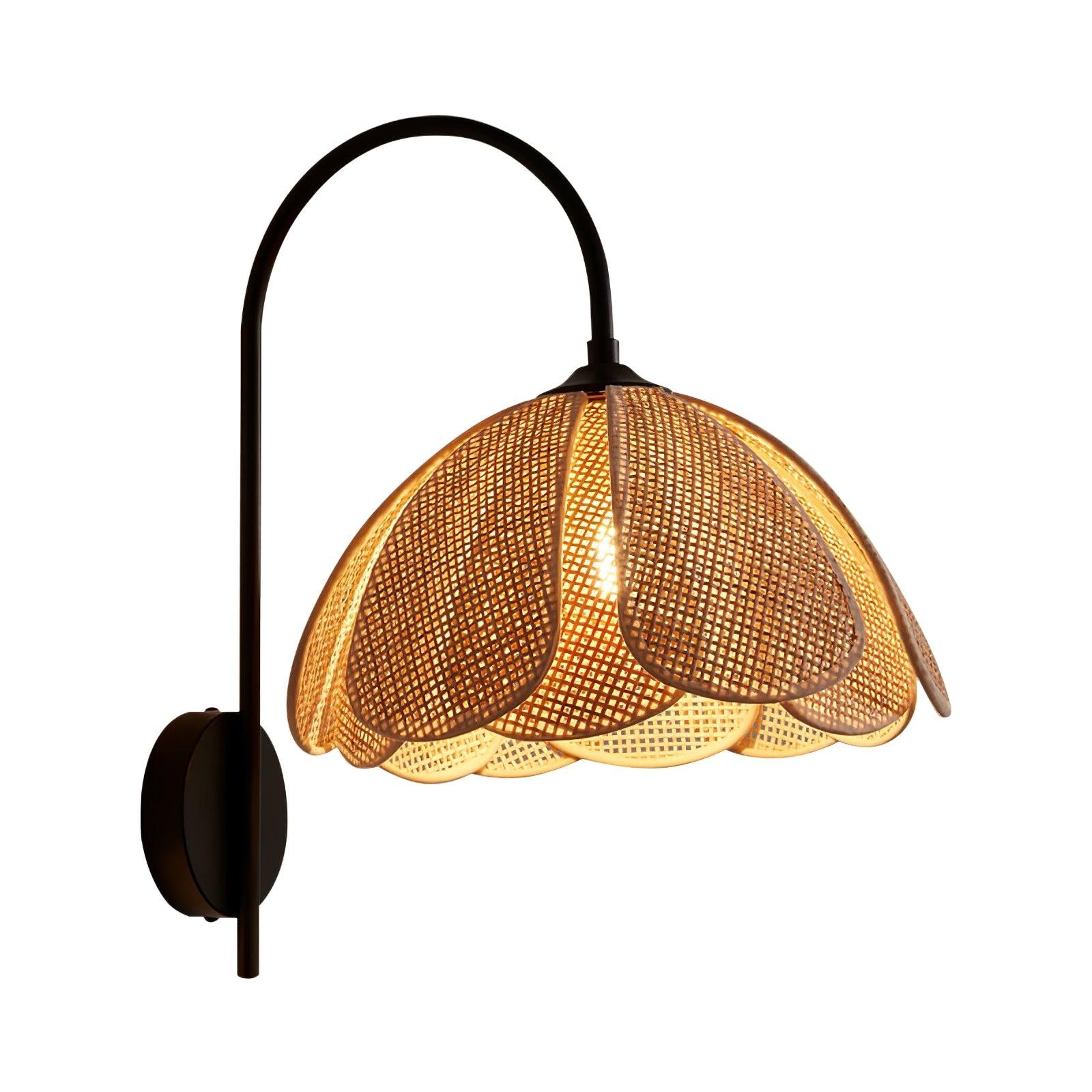 Rattan Petal Wall Lamp K613