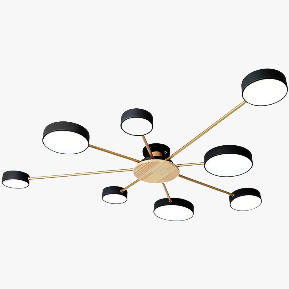 Nordic Multi Heads Round Led Ceiling Light K934
