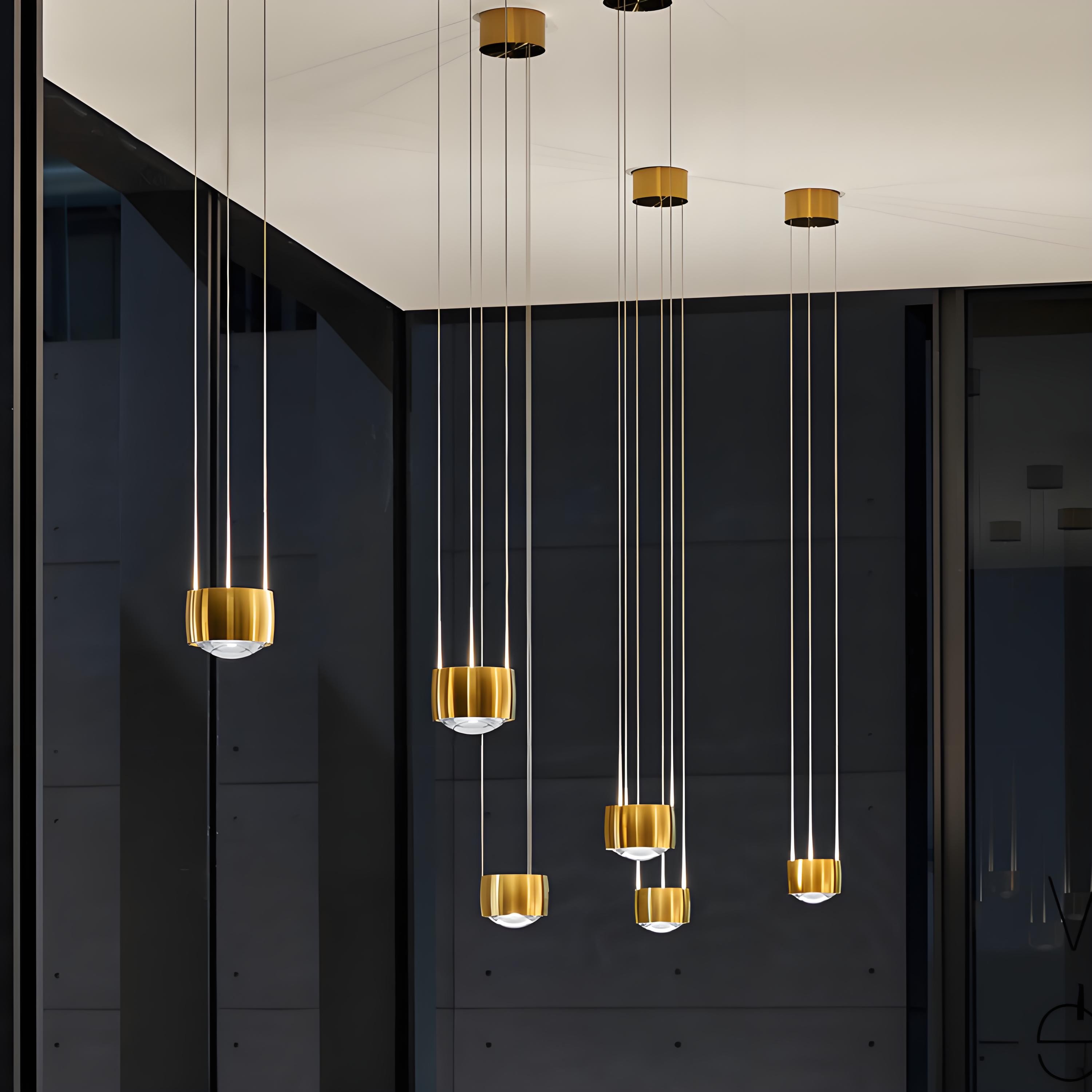 Nordic Luxury Metal Adjustable Pendant Lamp K813