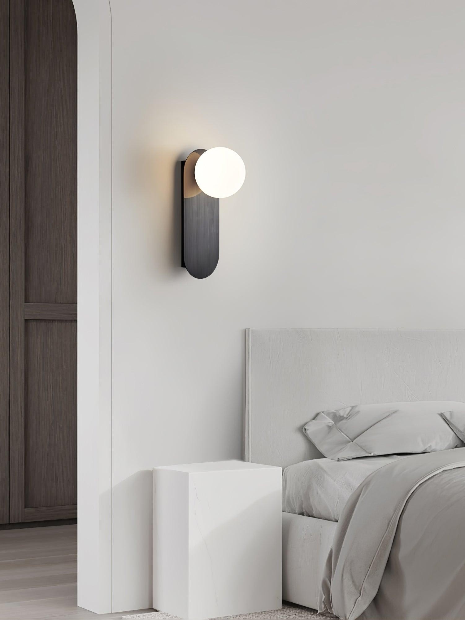 Modern Glass Base Sconce K383