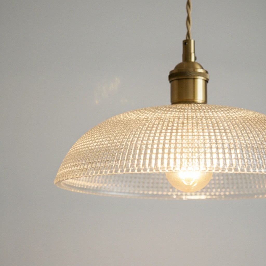 Velaris Ribbed Spiral Pendant Light - Modern Dome Pendant Lamp for Living Room K2288