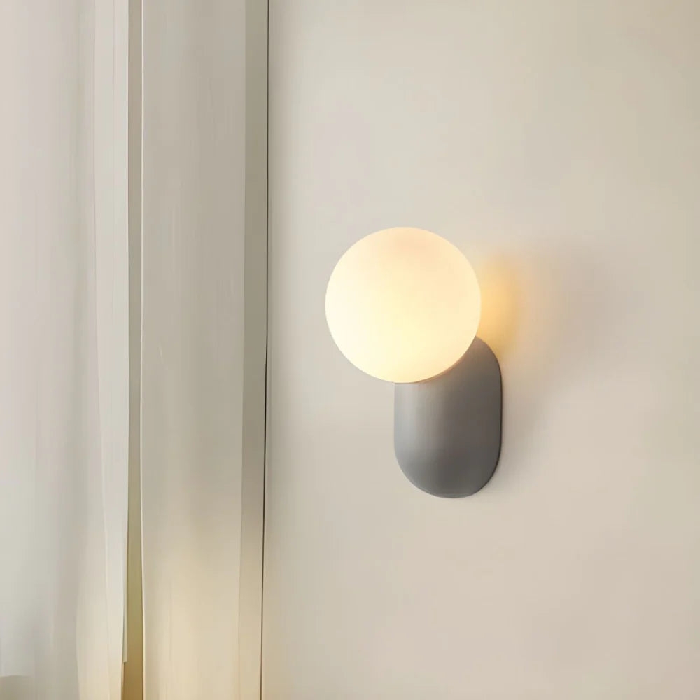 Luma Nordic Glass Orb Wall Light D784