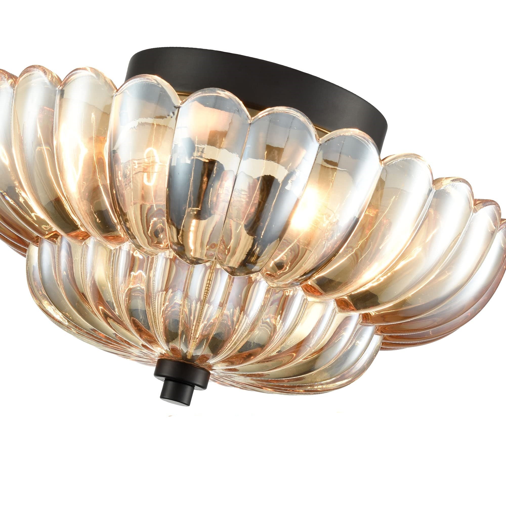 Orilanavo Umbrella Glass Ceiling Light - Contemporary Ceiling Lamp for Entryway K871