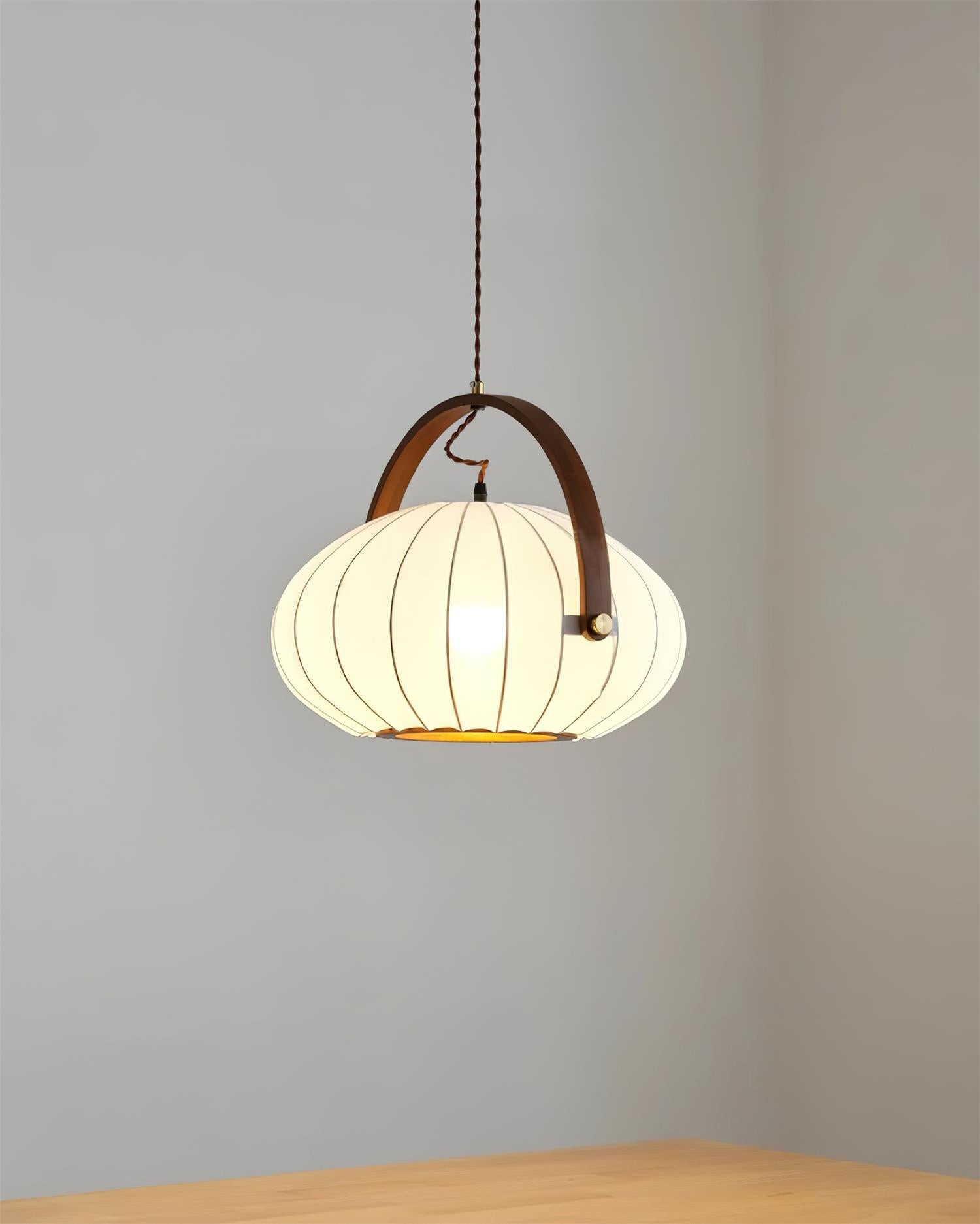 Vintage Lantern Wooden Decoration Pendant Lamp K235