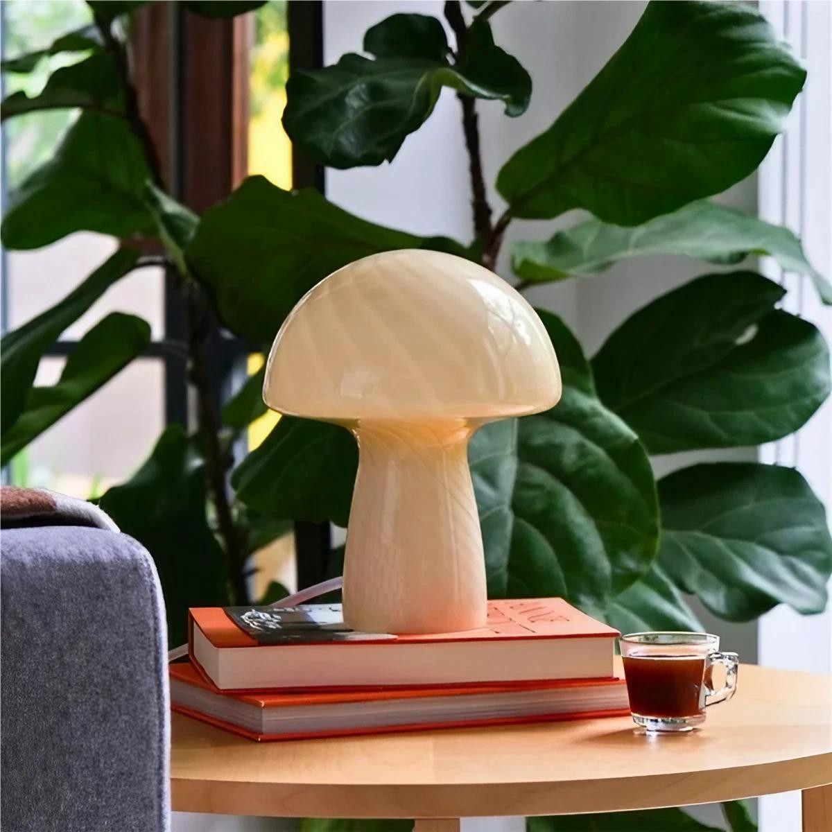 Modern Design Stained Glass Mushroom Lamp K51