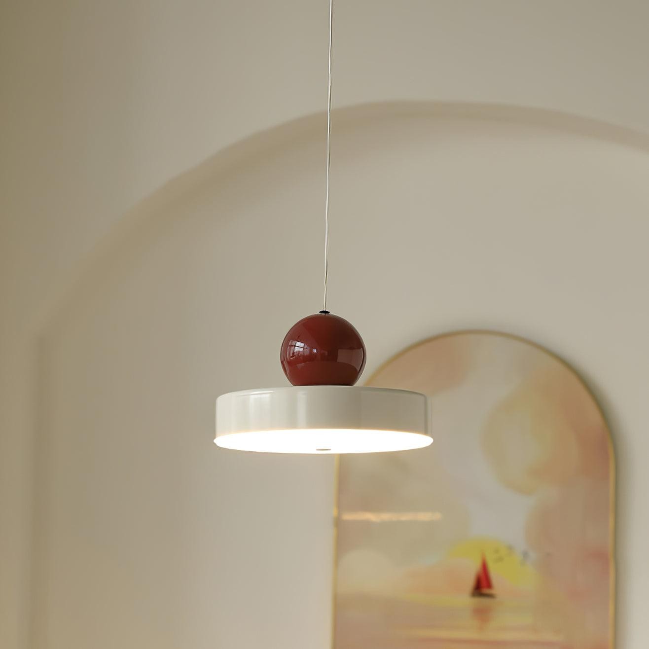 Modern Minimalist Round Led Pendant Light For Kitchen Island K568
