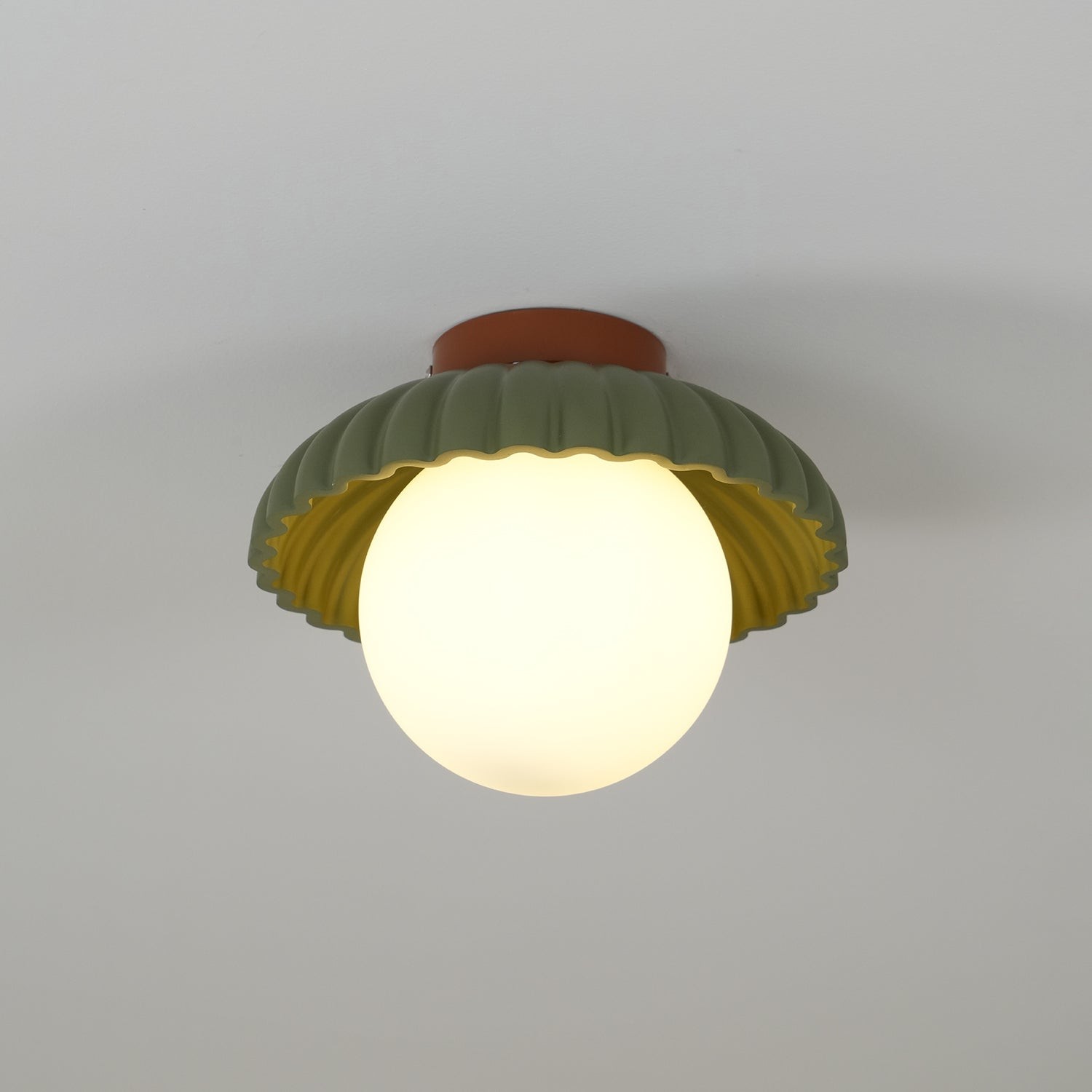 Alien Cream Ceiling Light - Resin Flower Ceiling Lamp for Living Room and Kitchen K227