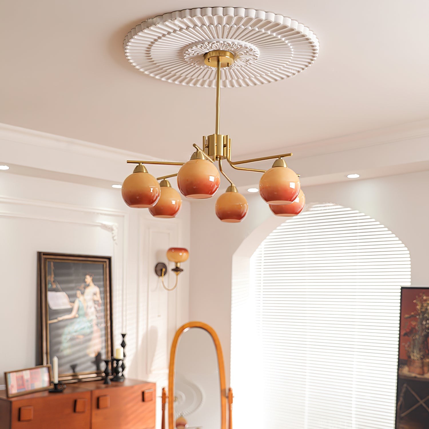 Creative Caramel Spherical Pendant Lamp K293