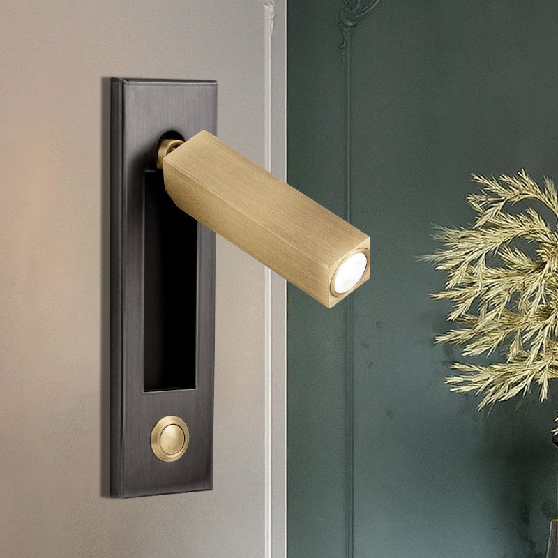 Modern Embedded Bedside Metal Wall Light
