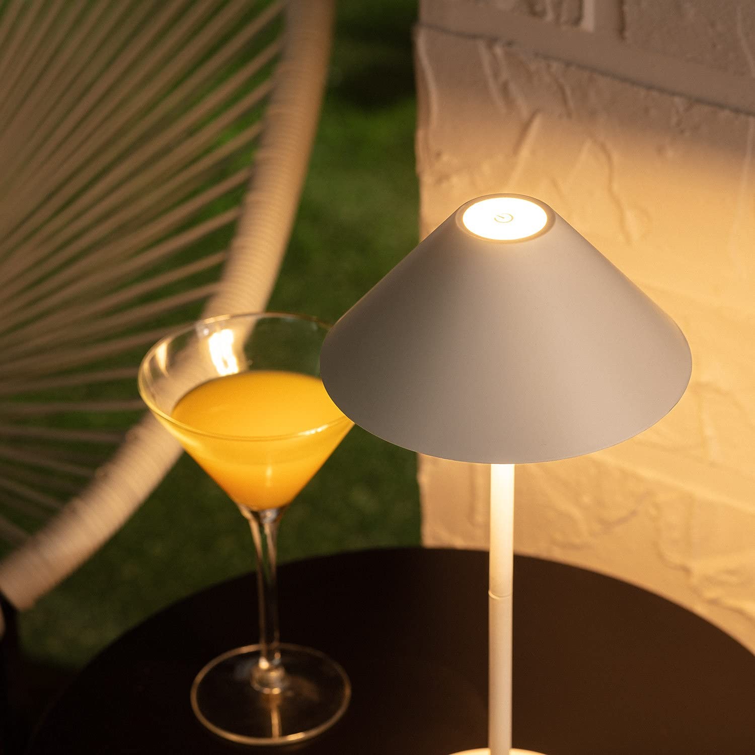 Cone Portable Battery Outdoor Table Lamp K49