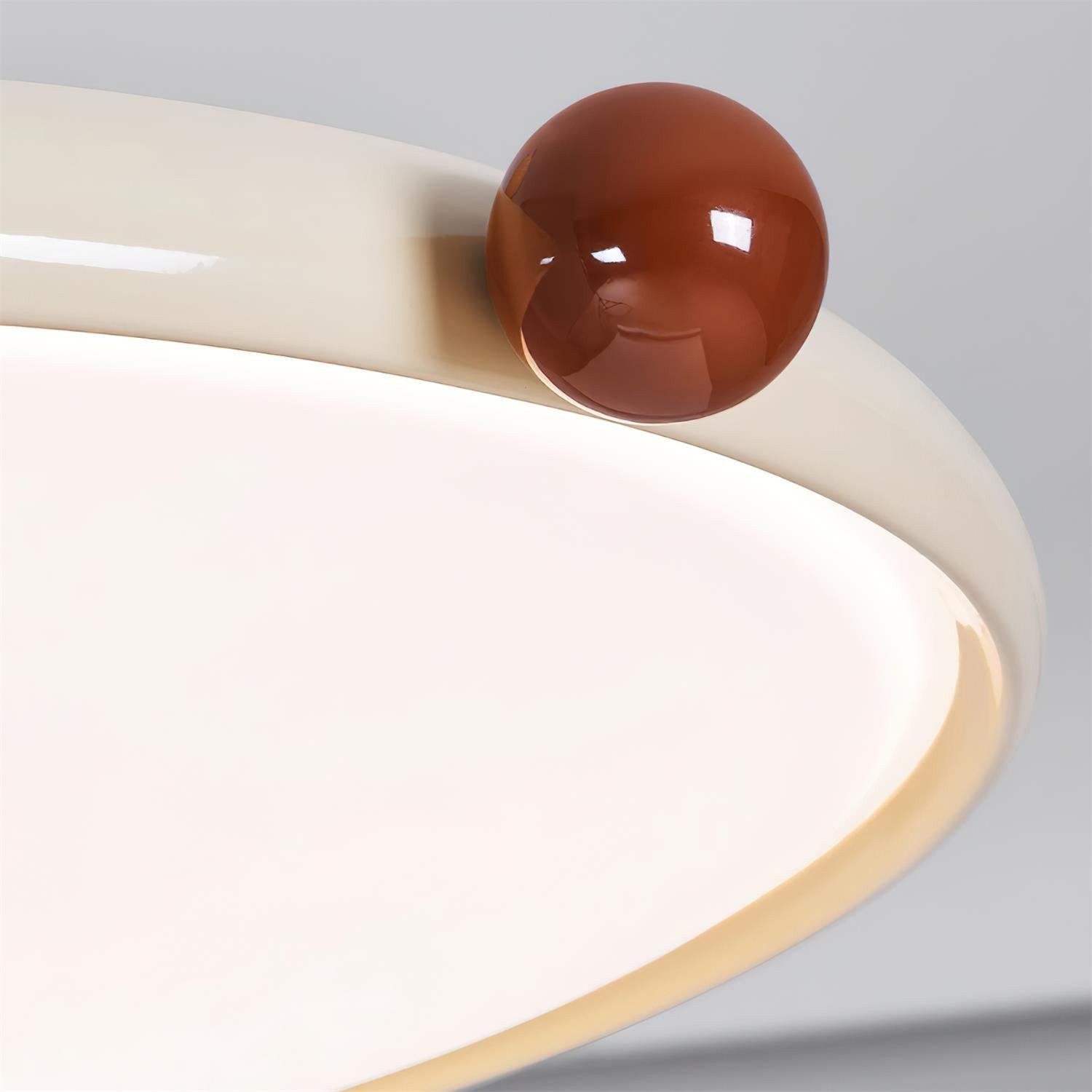 French Style Retro Round Flying Disc Ceiling Lamp K511