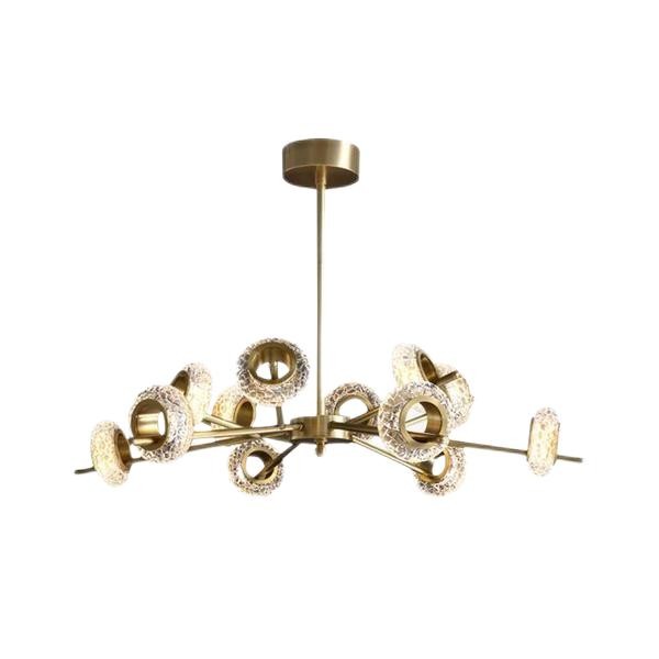 Brass Crystal LED Chandeliers