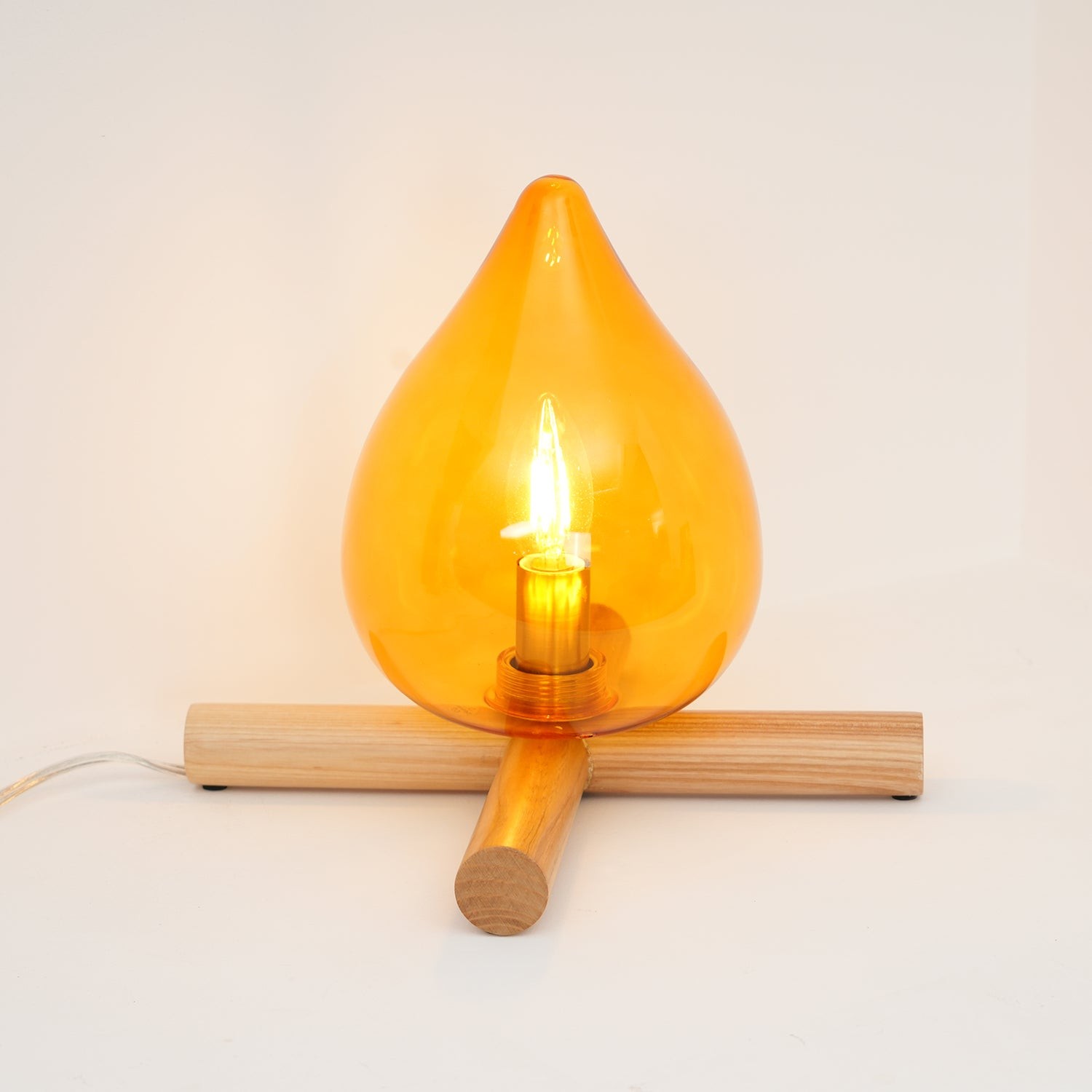 Funny Fire Shape Small Flame Table Lamp K381