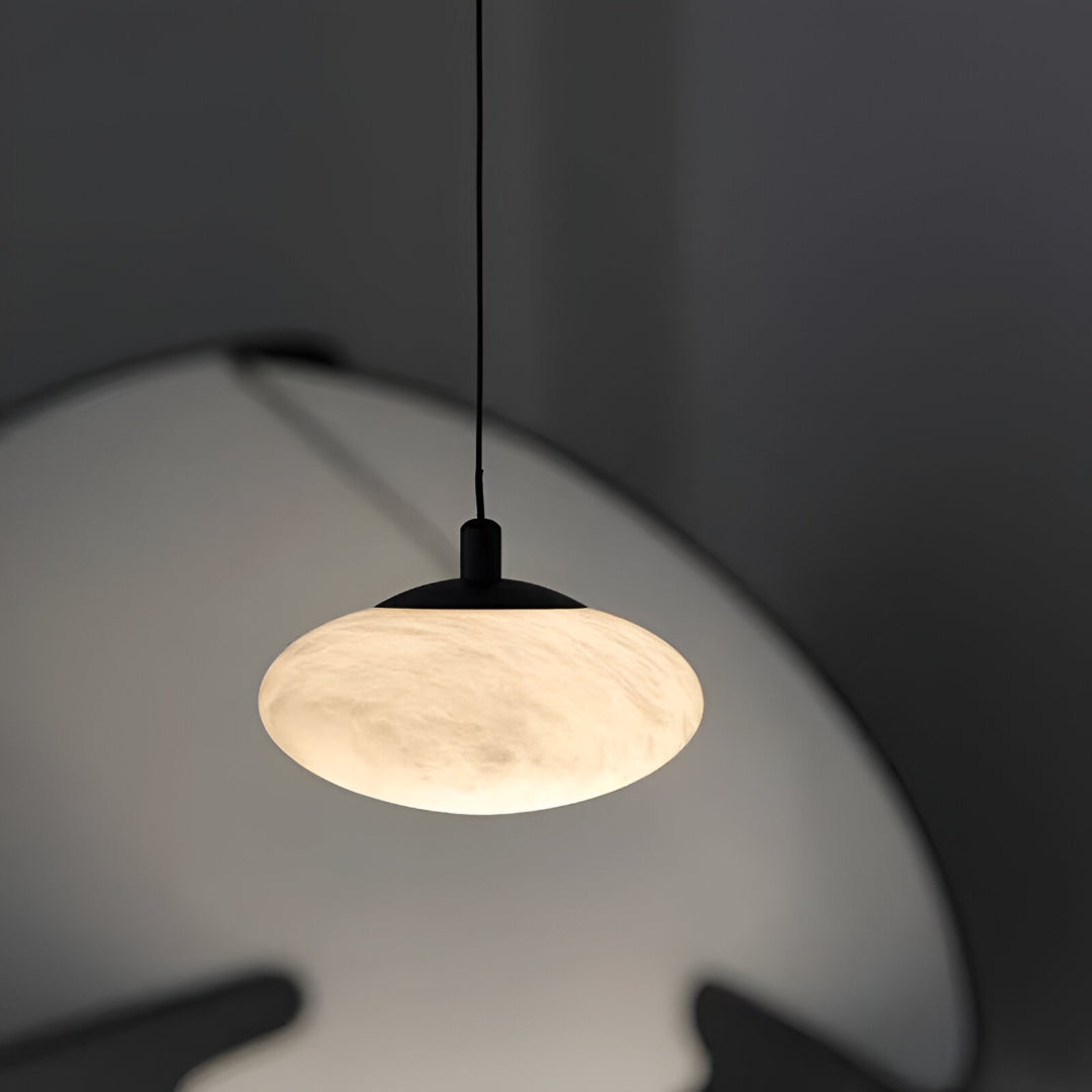 Alabaster Mini Marble Mushroom Pendant Light D937