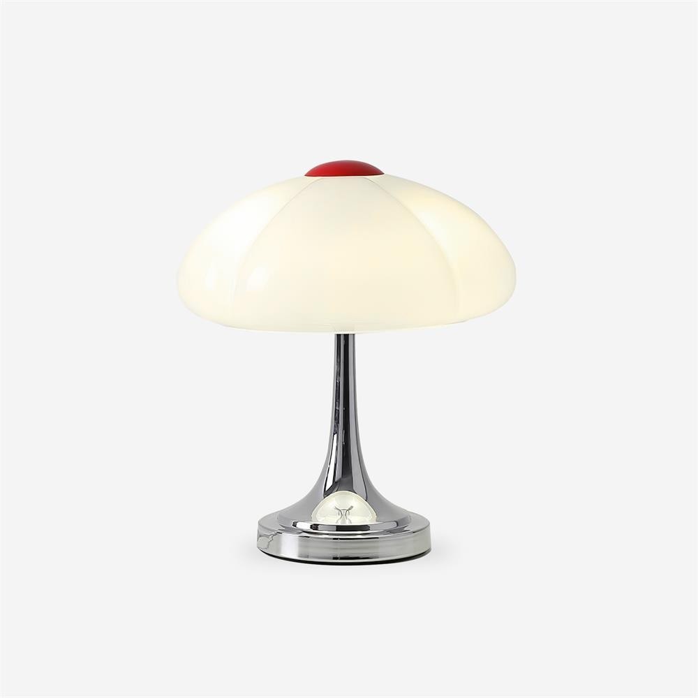 Cream Style Glass Mushroom Table Lamp K706