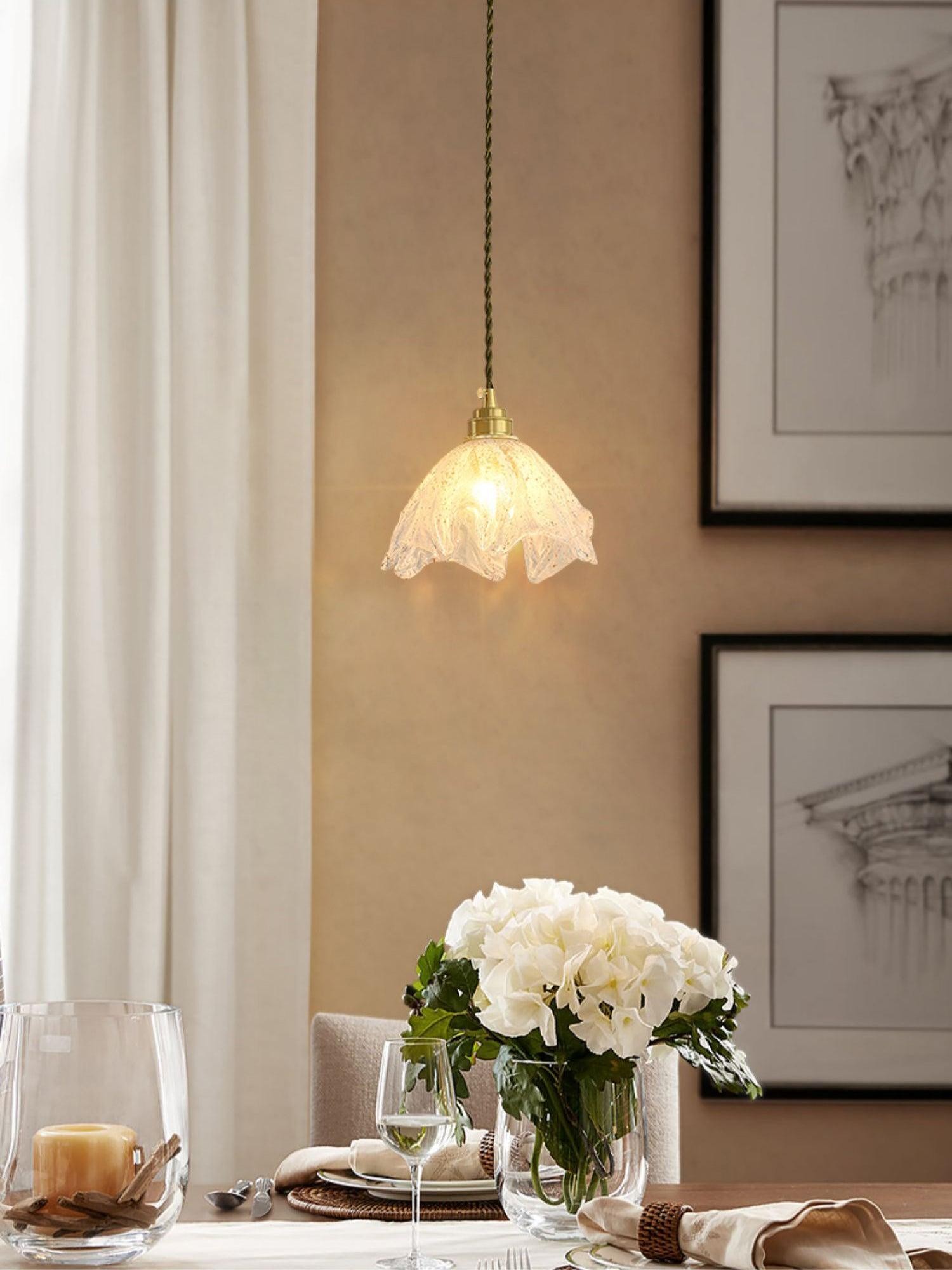 Lotus Crystal Small Pendant Light K464