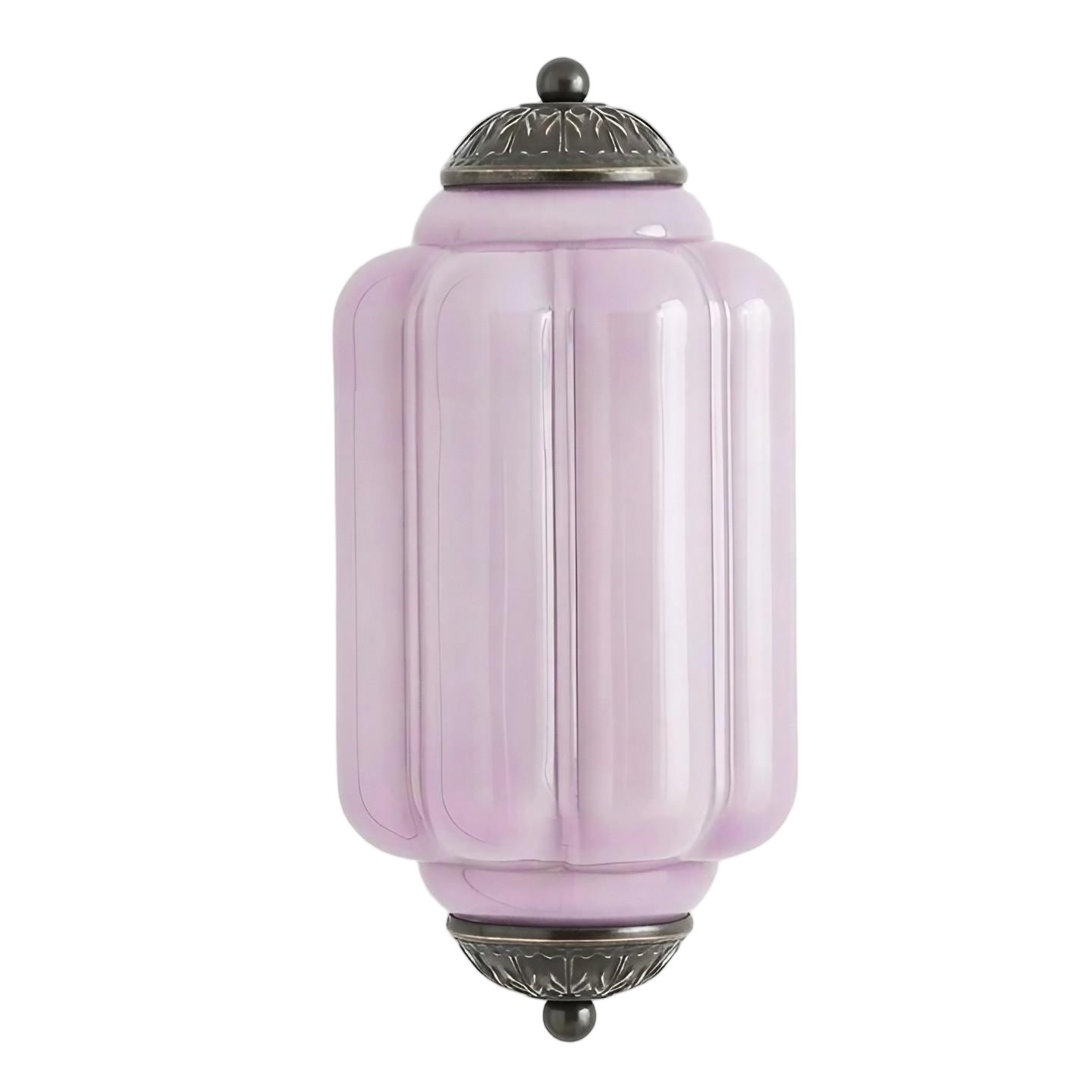 Eloise Long Pumpkin Retro Glass Recessed Wall Lamp K865