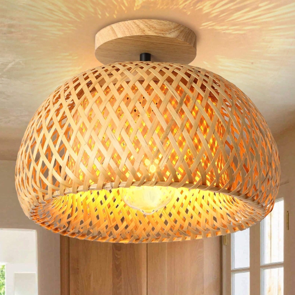 The Luminous Refuge Bamboo Ceiling Light D869