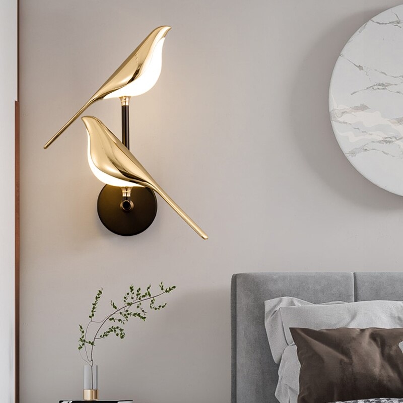 LumiVogel - Modern Bird Shape Wall Lamp D770