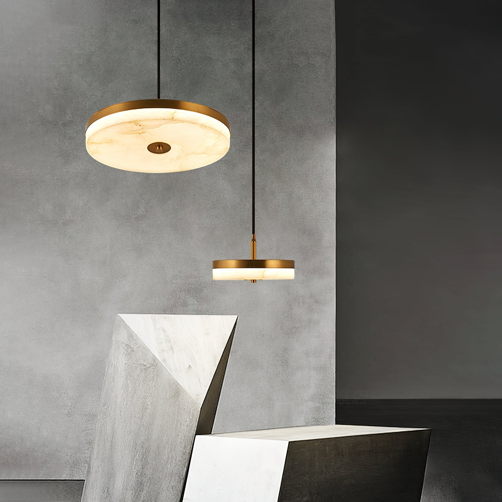 Wyatt Alabaster Pendant Light D427